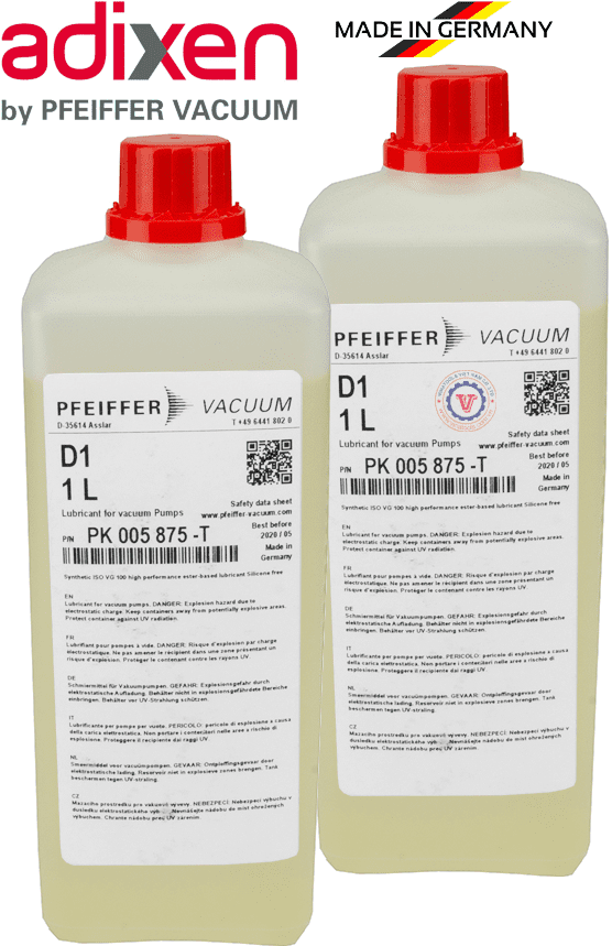 Dầu chân không Pfeiffer D1, dầu bơm chân không Pfeiffer D1, dầu bơm hút chân không Pfeiffer D1, Pfeiffer vacuum oil D1