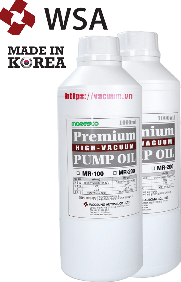 Dầu chân không WSA MR-200 (NEOVAC), vacuum WSA MR-200 (NEOVAC)
