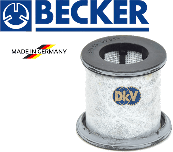 Lọc dầu bơm chân không Becker 84040106000, Becker filter cartridge 84040106000