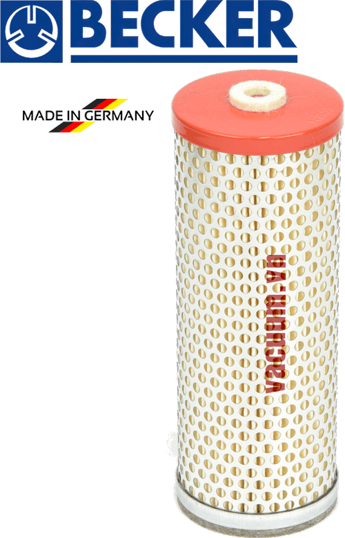 Lọc dầu bơm chân không Becker 90951400000, Becker filter cartridge 90951400000