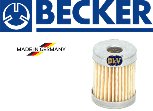 Lọc dầu bơm chân không Becker 90951600000, Becker filter cartridge 90951600000: