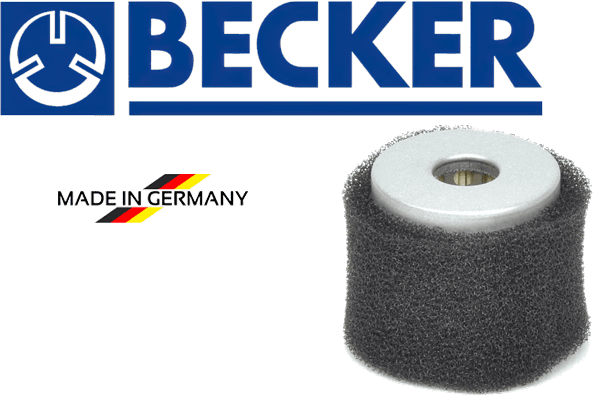 Lọc dầu bơm chân không Becker 90951801000, Becker filter cartridge 90951801000