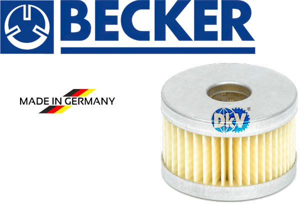 Lọc dầu bơm chân không Becker 90951900000, Becker filter cartridge 90951900000
