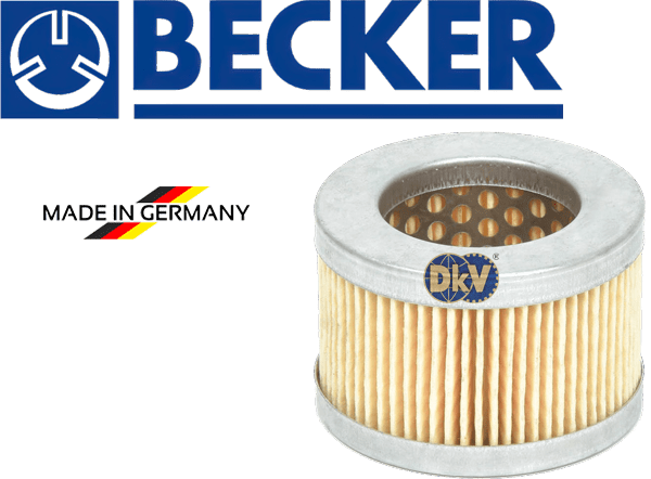 Lọc dầu bơm chân không Becker 90952100000, Becker filter cartridge 90952100000