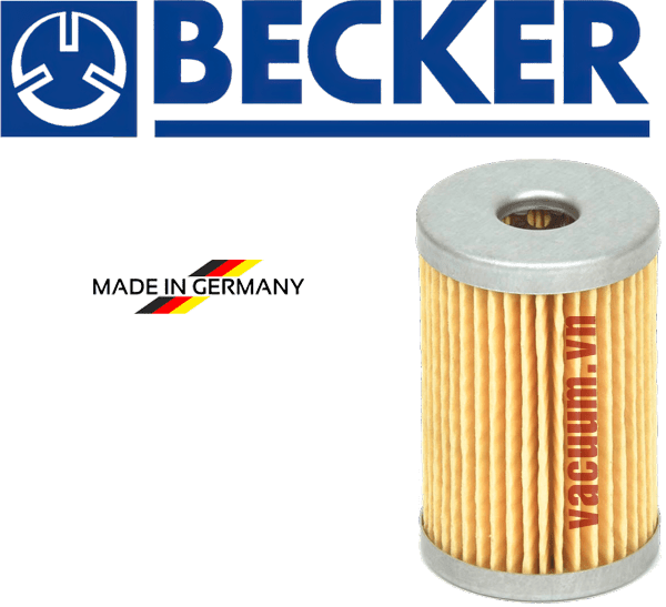Lọc dầu bơm chân không Becker 90953600000, Becker filter cartridge 90953600000
