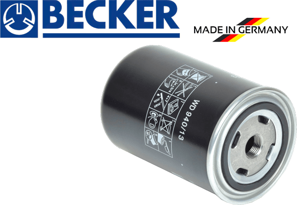 Lọc dầu bơm chân không Becker 90970500000, Becker filter cartridge 90970500000
