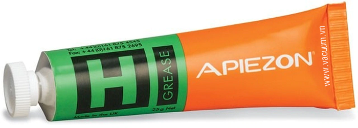 Mỡ chân không Apiezon H, mỡ bơm chân không Apiezon H, mỡ bơm hút chân không Apiezon H đóng tuýp 25 gram, là loại mỡ cùng để bôi trơn cho các loại bơm chân không của Edwards và các hãng khác.
