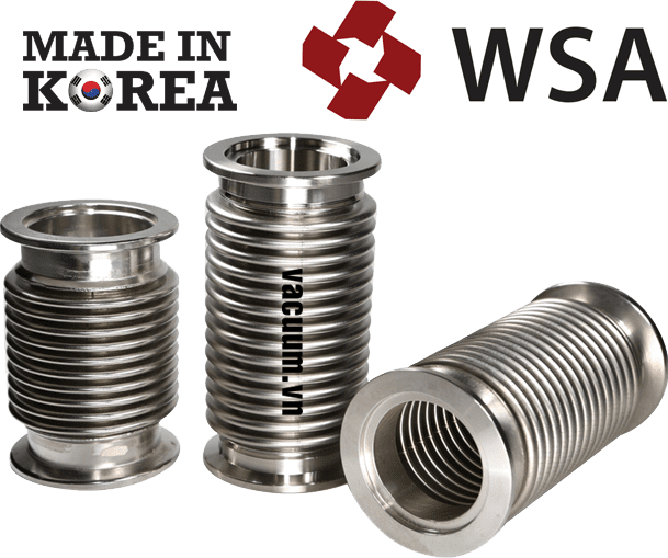 Ống chân không WSA NW16X100~2000MM, WSA vacuum bellows NW16X100~2000MM